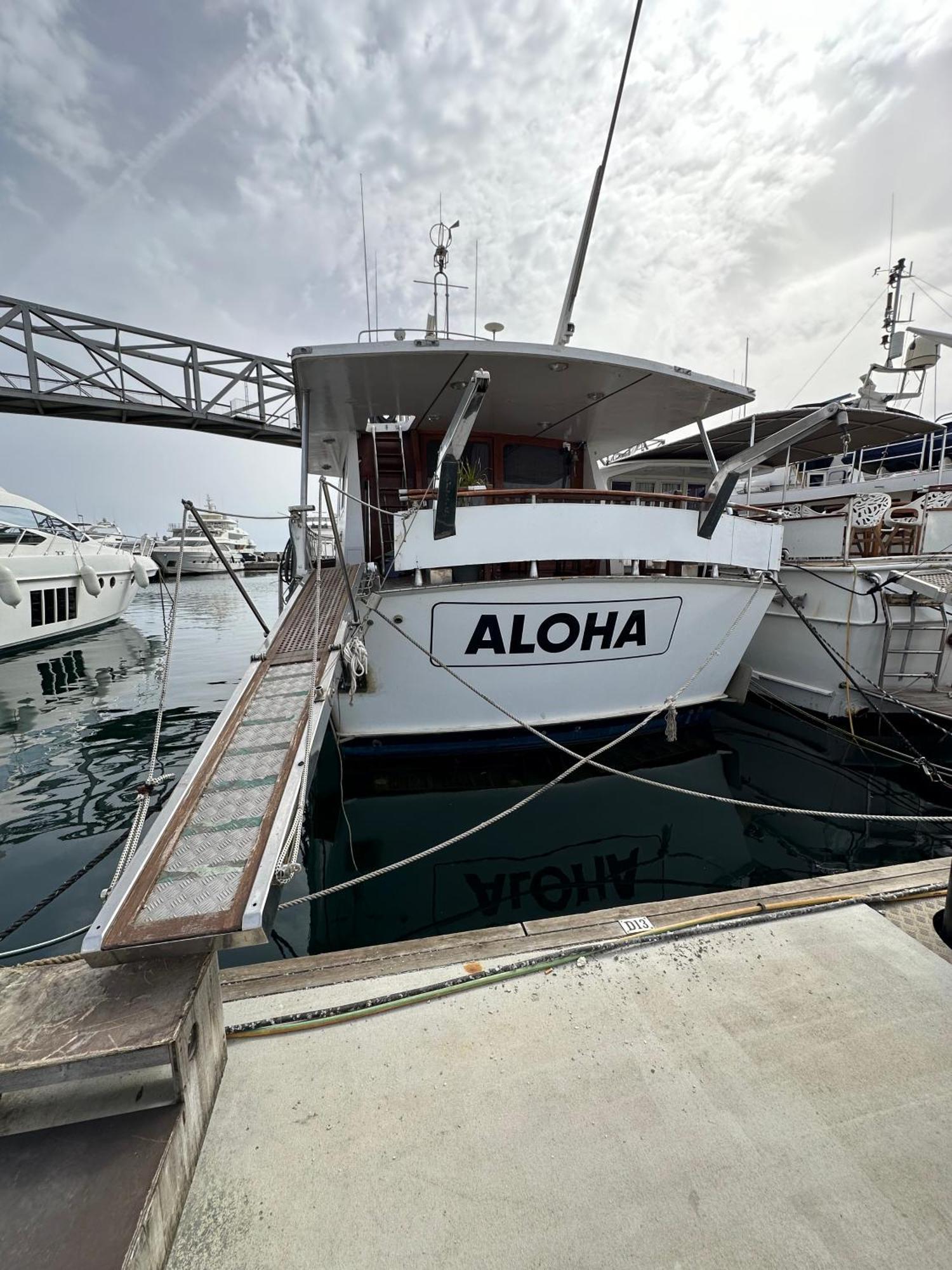 Habitacion Marineria Boat Aloha Barcelona Zewnętrze zdjęcie